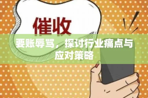 要账辱骂，探讨行业痛点与应对策略
