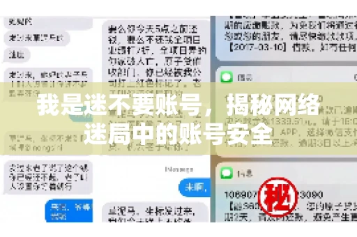 我是迷不要账号，揭秘网络迷局中的账号安全
