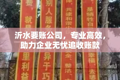 沂水要账公司，专业高效，助力企业无忧追收账款