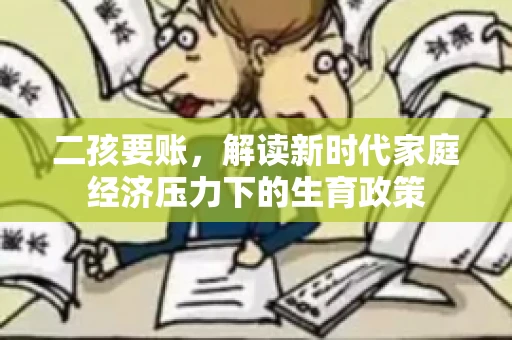 二孩要账，解读新时代家庭经济压力下的生育政策
