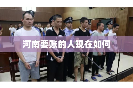 河南要账的人现在如何