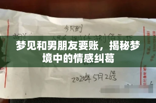 梦见和男朋友要账，揭秘梦境中的情感纠葛