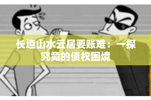 长垣山水云居要账难：一探究竟的债权困境