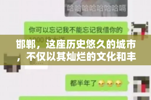 邯郸，这座历史悠久的城市，不仅以其灿烂的文化和丰富的历史遗迹闻名，还因为其独特的商业氛围而备受关注。其中，邯郸要账公司作为商业生态的一部分，承载着许多企业的期待与信任。今天，我们就来聊聊邯郸要账公司那些事儿。