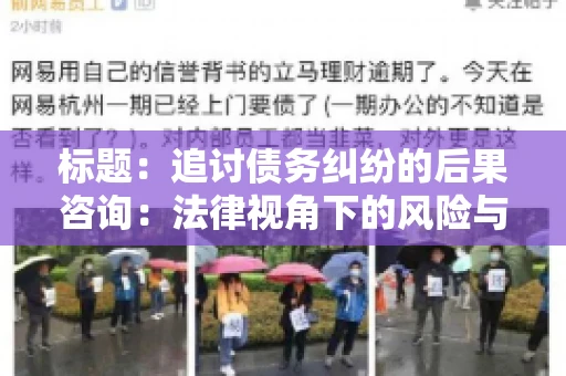 标题：追讨债务纠纷的后果咨询：法律视角下的风险与应对