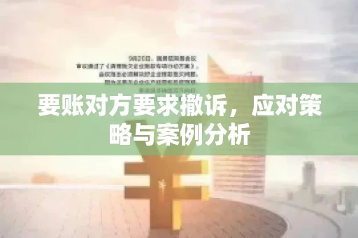 要账对方要求撤诉，应对策略与案例分析